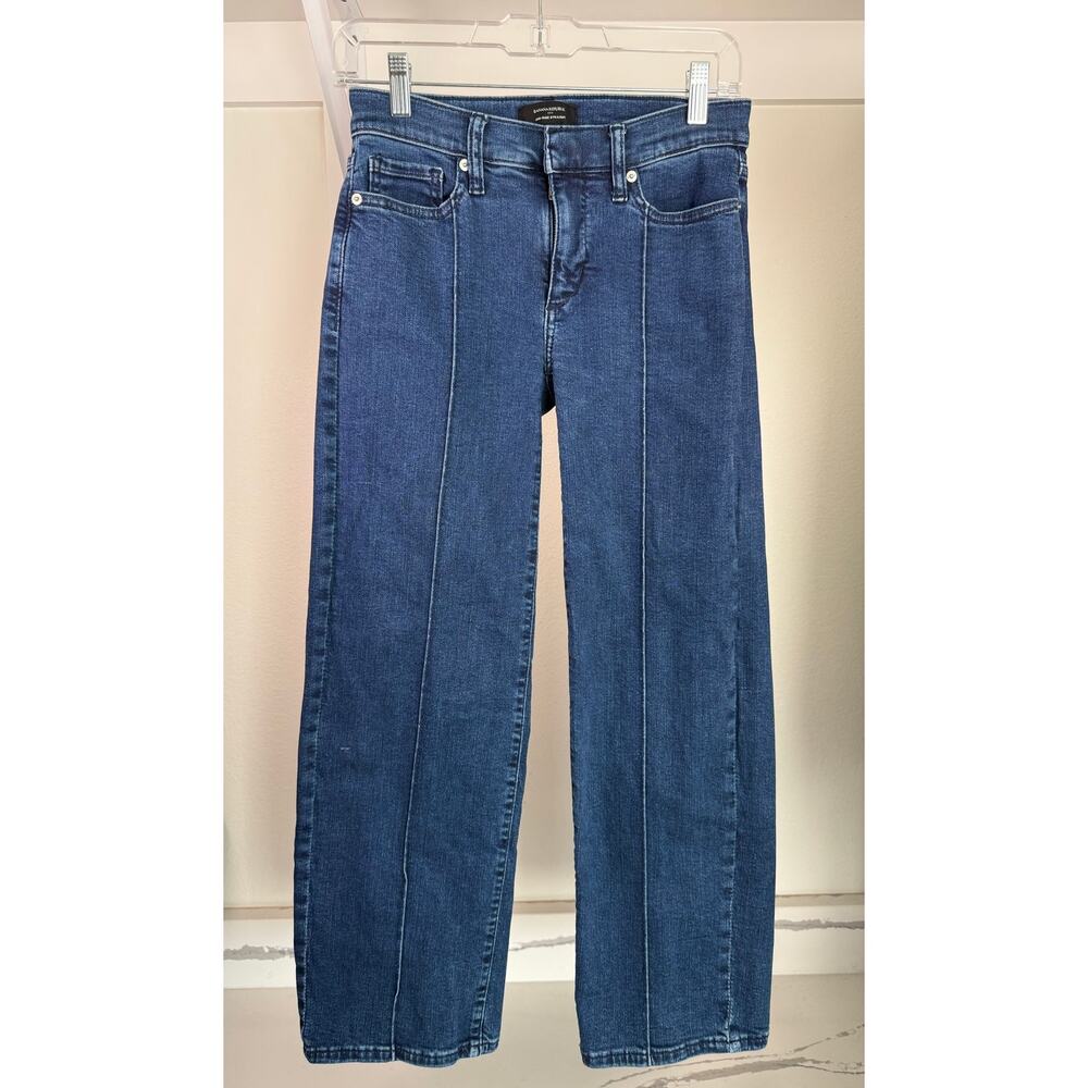 Banana Republic Mid-Rise Straight Jeans Trousers Size 25 / 0 Petite (27" inseam)